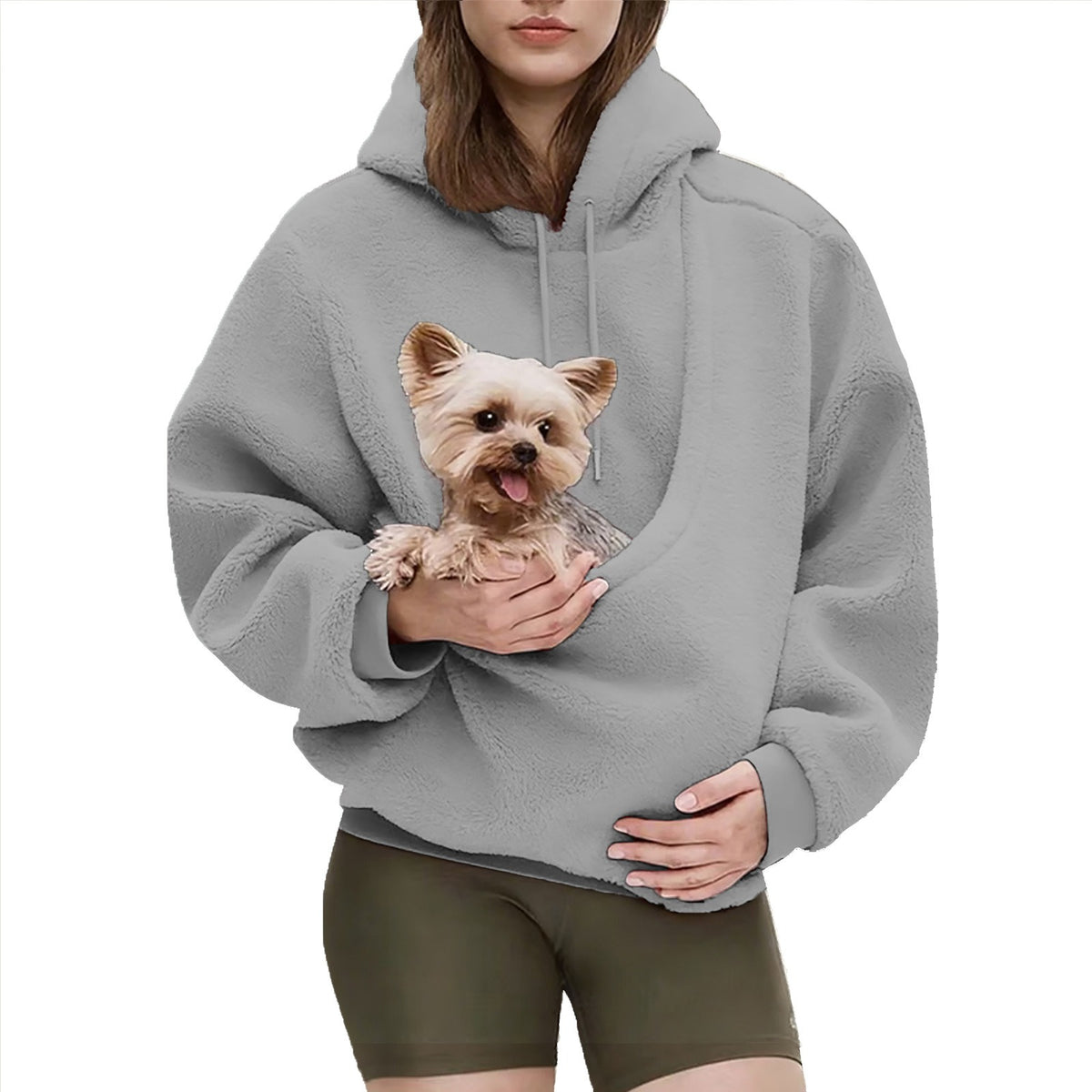 Casual Hoodie Pet Carrier Sweatshirt