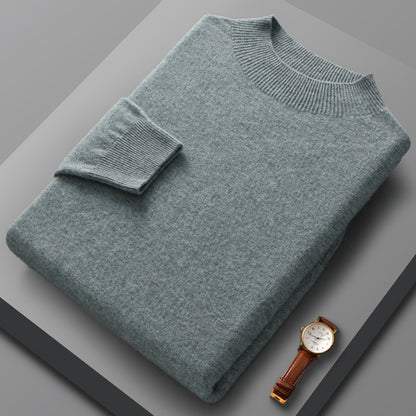 Men's Casual Half Turtleneck Cashmere Sweater