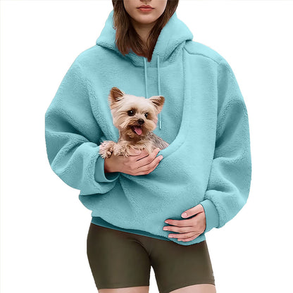 Casual Hoodie Pet Carrier Sweatshirt