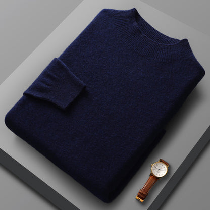 Men's Casual Half Turtleneck Cashmere Sweater