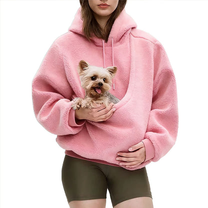 Casual Hoodie Pet Carrier Sweatshirt
