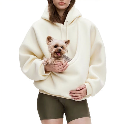 Casual Hoodie Pet Carrier Sweatshirt