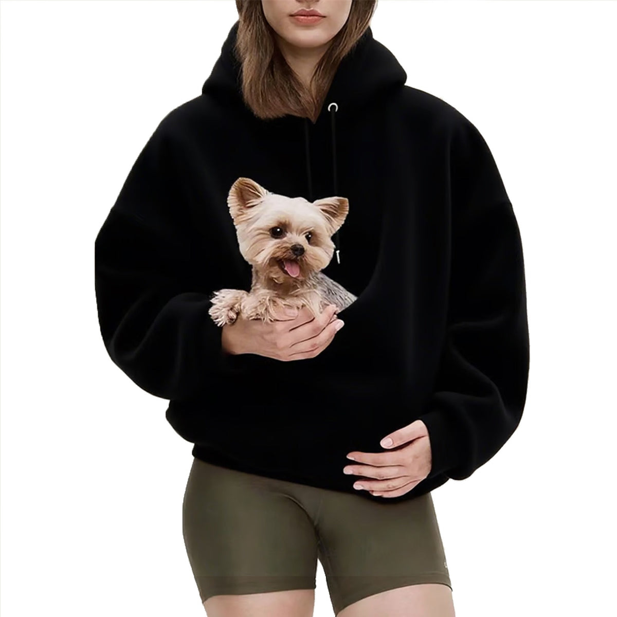 Casual Hoodie Pet Carrier Sweatshirt