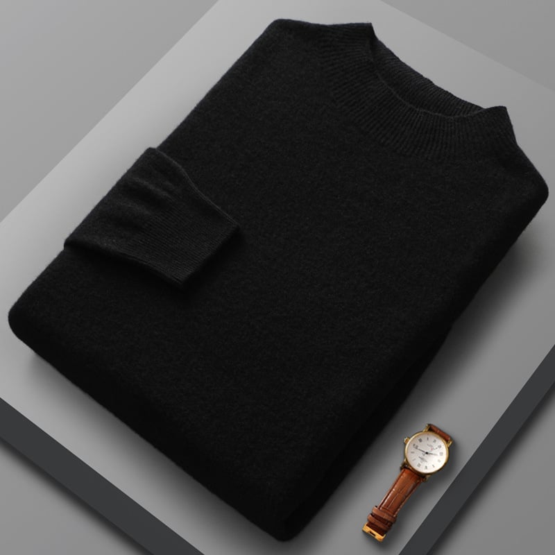 Men's Casual Half Turtleneck Cashmere Sweater