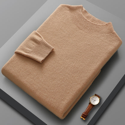 Men's Casual Half Turtleneck Cashmere Sweater