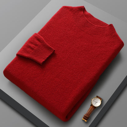 Men's Casual Half Turtleneck Cashmere Sweater